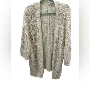 Kimchi Blue by Urban Outfitters oversized fuzzy cardigan with blemish